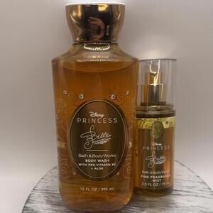 Bath & Body Works Disney Princess BELLE Shower Gel & Fine Fragrance Mist BN
